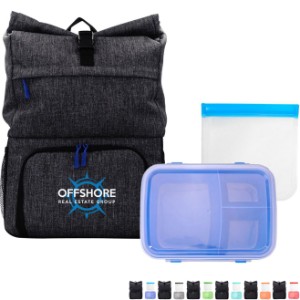 X Line Backpack Cooler Lunch & Sandwich Combo Set - AL8360