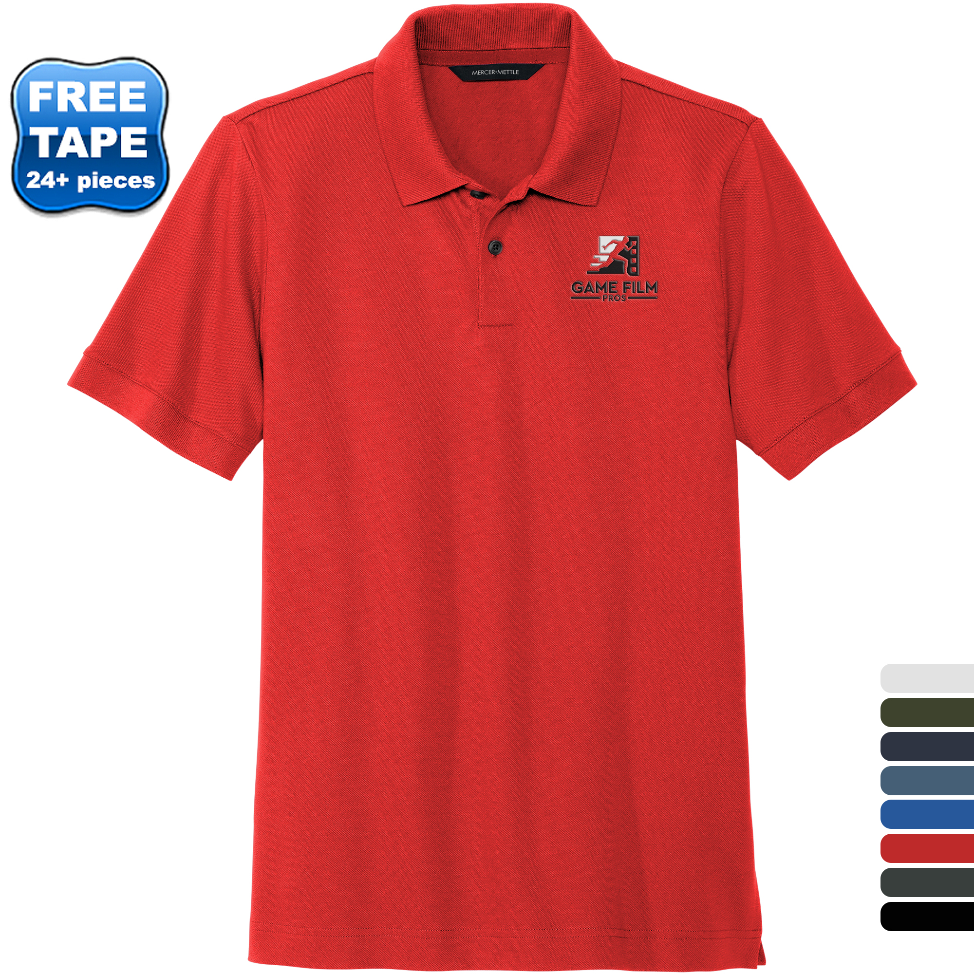 Product Photo 1 MERCER+METTLE™ Stretch Heavyweight Cotton/Poly/Spandex Pique Men's Polo