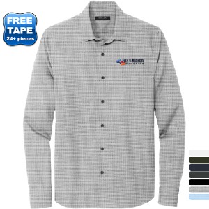 MERCER+METTLE™ Long Sleeve Stretch Woven Men's Shirt - WJ6567