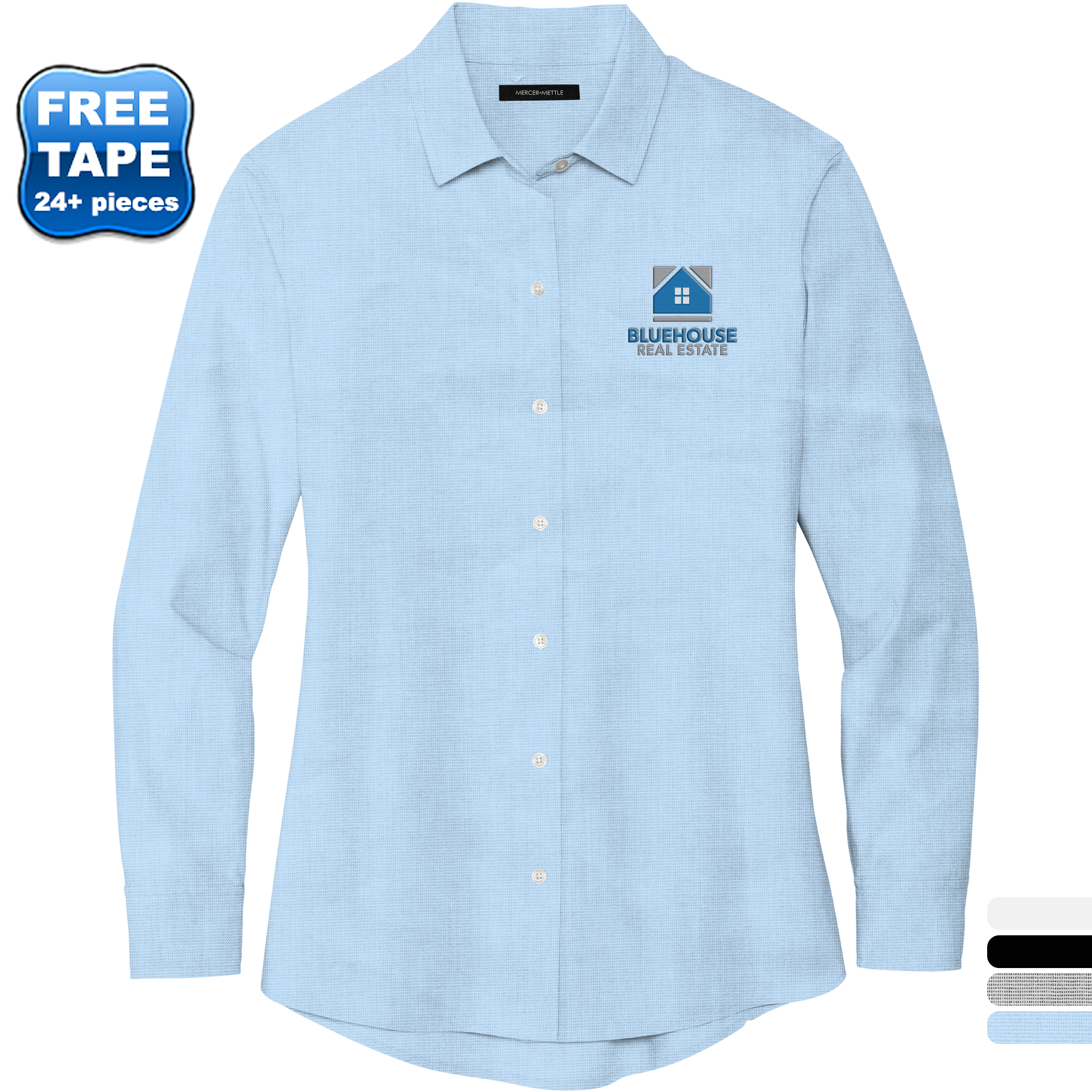 Product Photo 1 MERCER+METTLE™ Long Sleeve Stretch Woven Ladies' Shirt