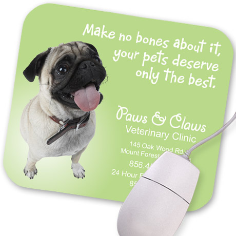 Product Photo 1 Pug Design, Mouse Pad