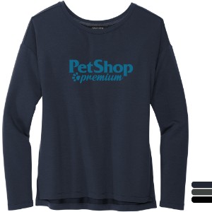 MERCER+METTLE™ Stretch French Terry Drop Shoulder Ladies' Pullover - WJ6553