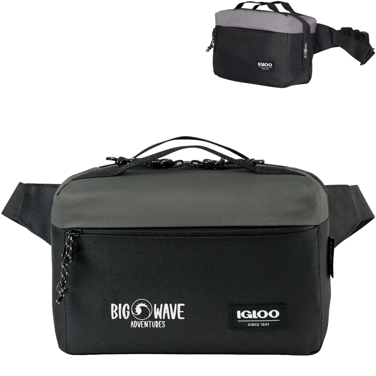 Product Photo 1 Igloo® Fundamentals REPREVE® 3-Can Hip Pack Cooler