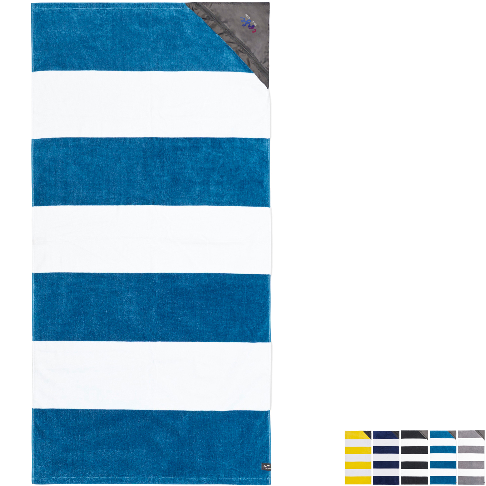 Product Photo 1 Slowtide® Pocket Recycled Beach Towel, 60" x 30"