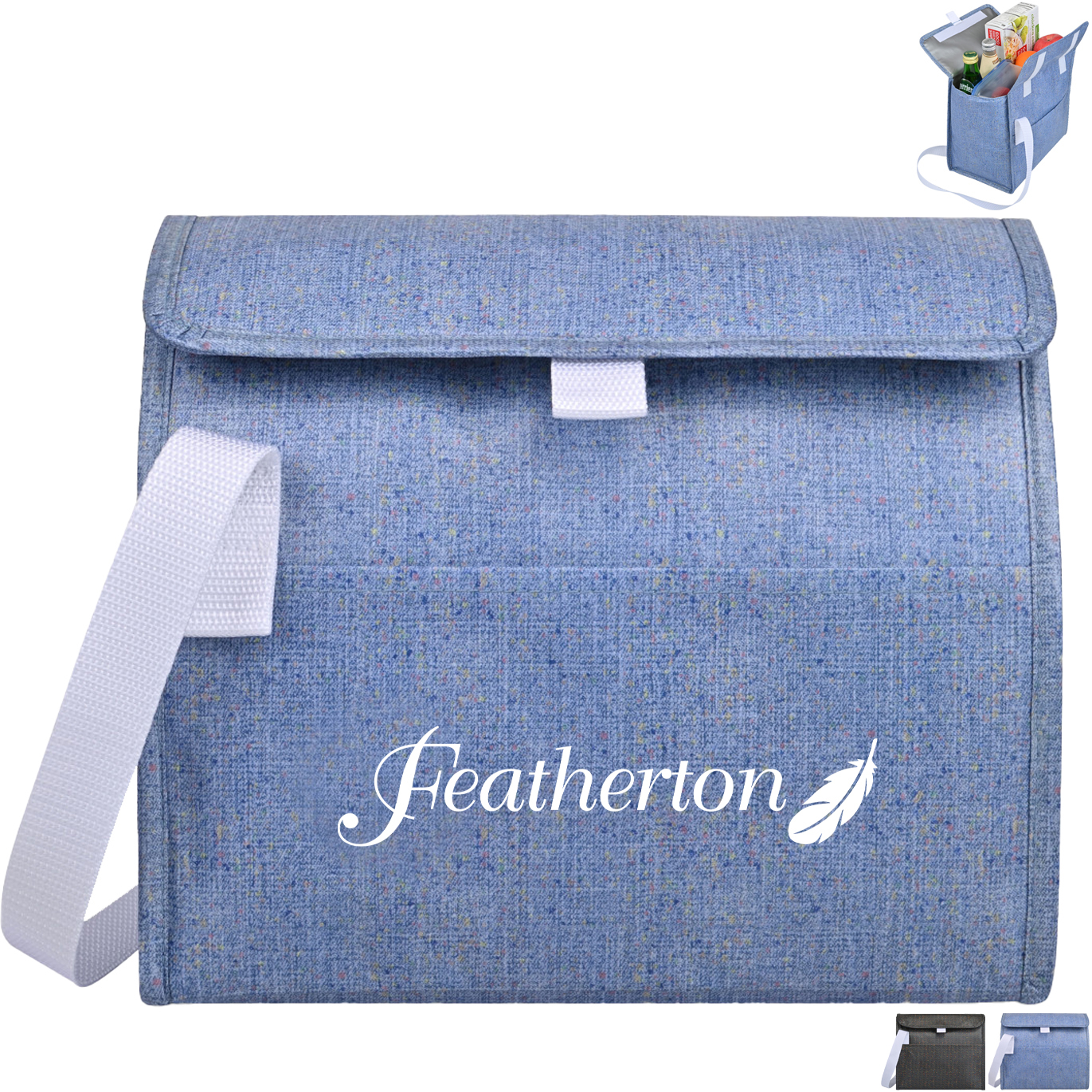 Product Photo 1 Sami Recycled Laminated Non-Woven 10-Can Box Cooler