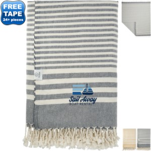 Hilana® Upcycled Fethiye Throw Blanket, 71" x 59" - LD2353