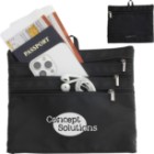 Photo 9 AeroLOFT™ Jet Black Polyester 4-Pocket Zip Organizer