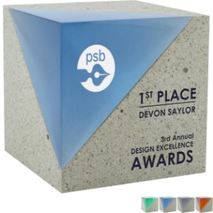 Atlas Cube Concrete & Translucent Resin Award - VI1003