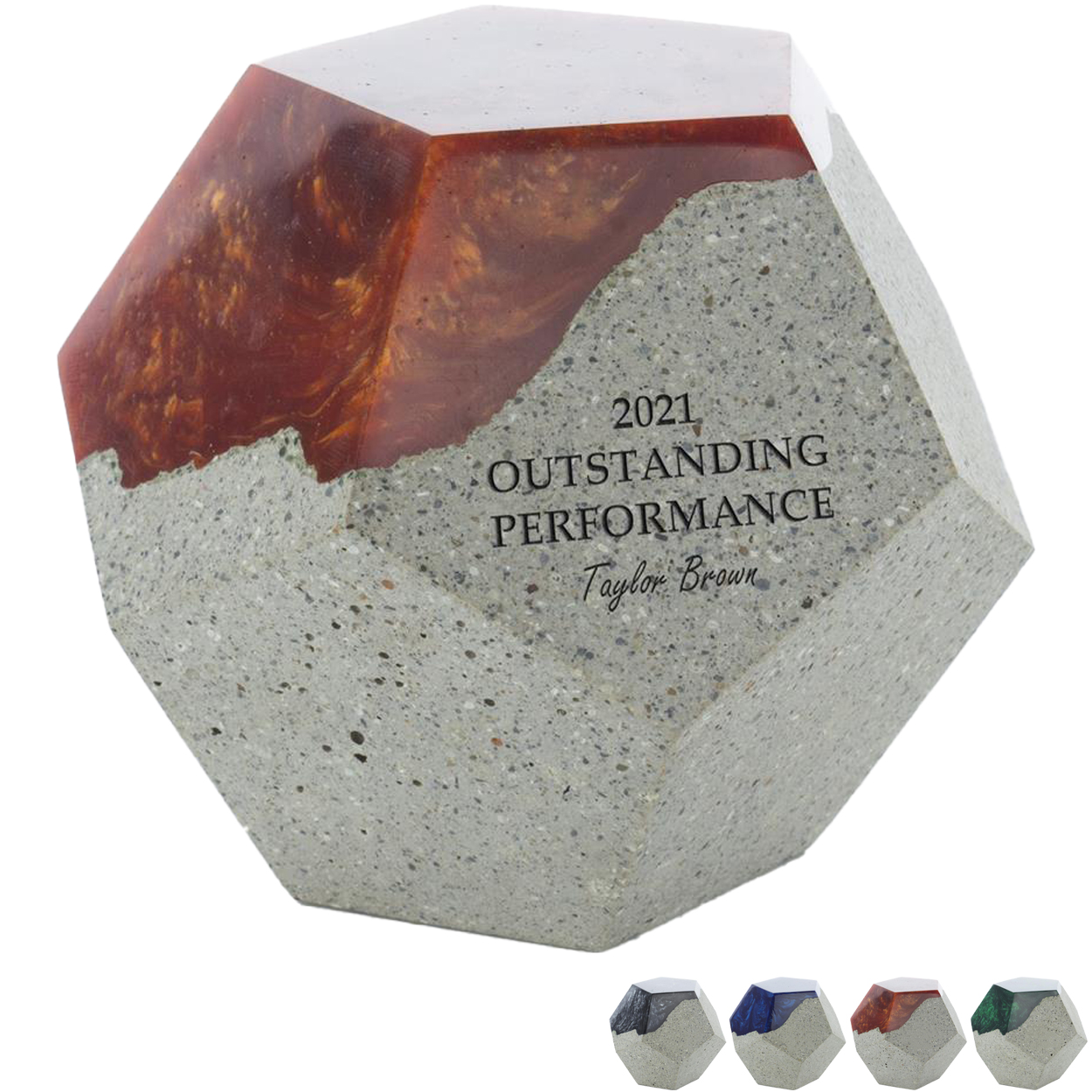 Product Photo 1 Nebula Hexagon Concrete & Resin Award