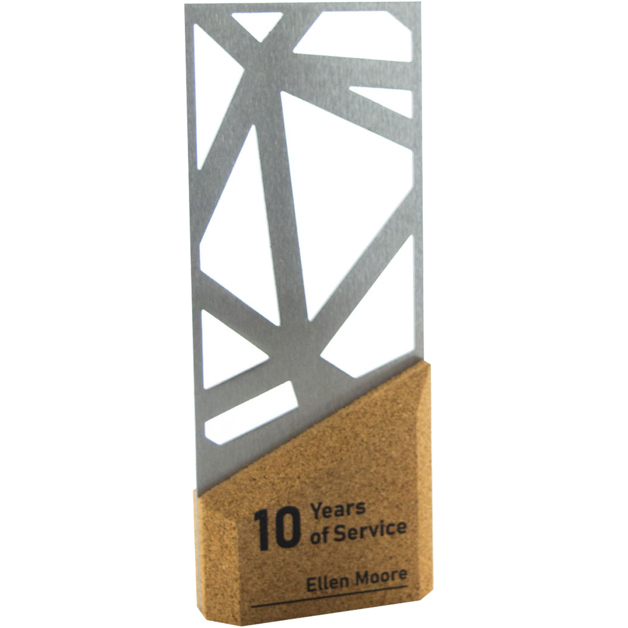 Product Photo 1 Edge Eco-Friendly Cork & Steel Vertical Award