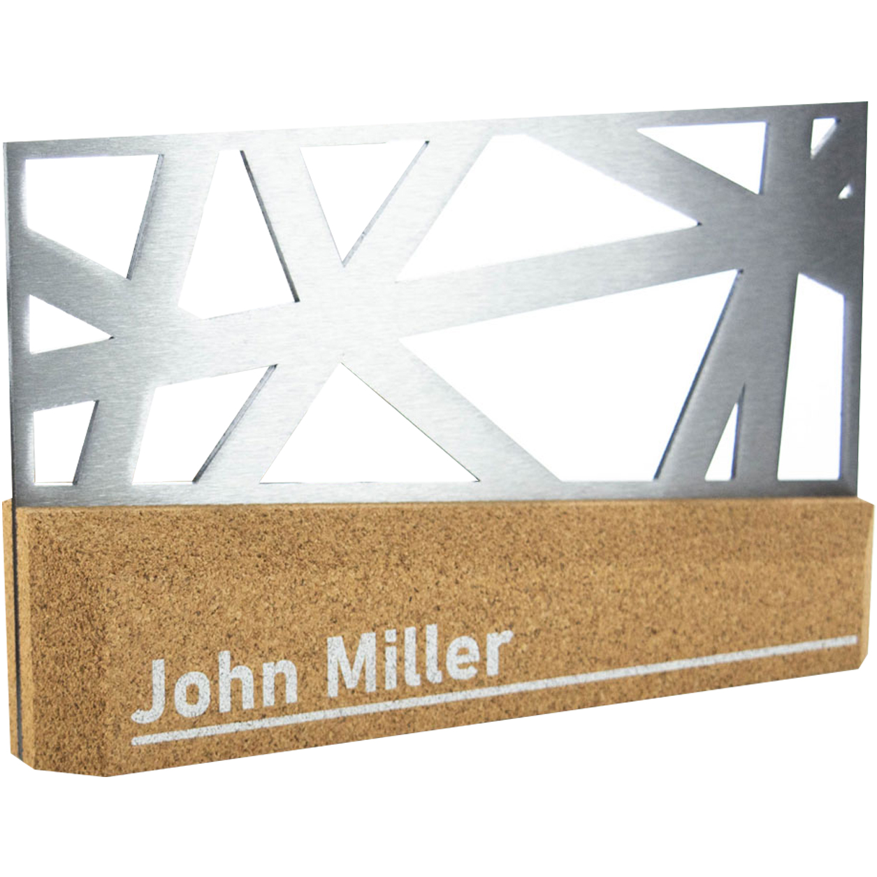 Product Photo 1 Edge Eco-Friendly Cork & Steel Horizontal Award