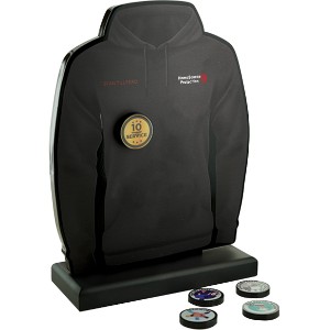 MVP Attire Sweatshirt Acrylic & Metal Award - VI1008