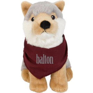 Aurora® Eco-Nation Wolf Plush, 9-1/2" - VT2233