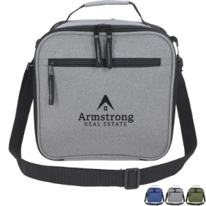 Lunch Break Expandable PolyCanvas Lunch Bag - VT2257