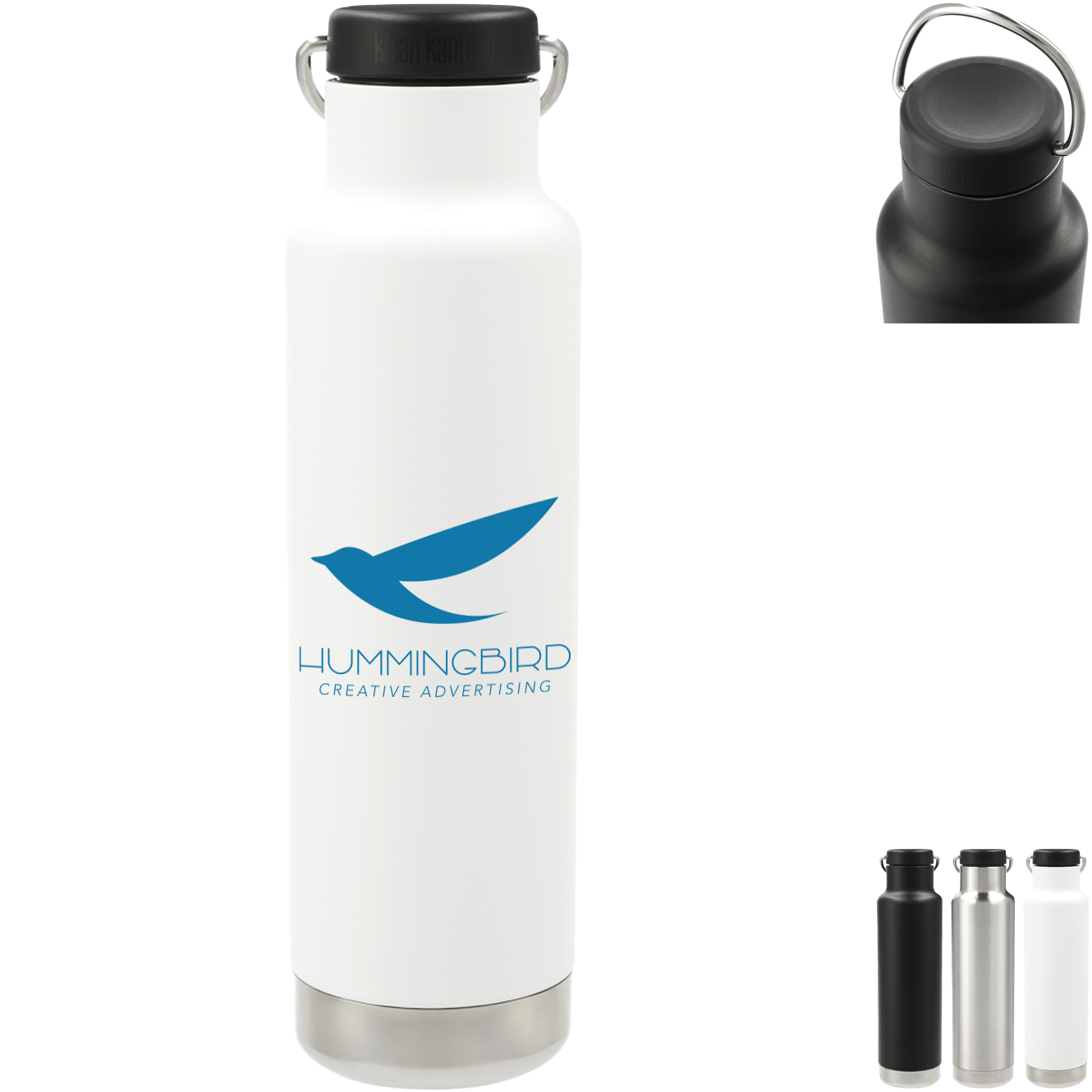 Product Photo 1 Klean Kanteen® Eco Insulated Stainless Steel Classic Bottle w/ Loop Cap, 20oz.