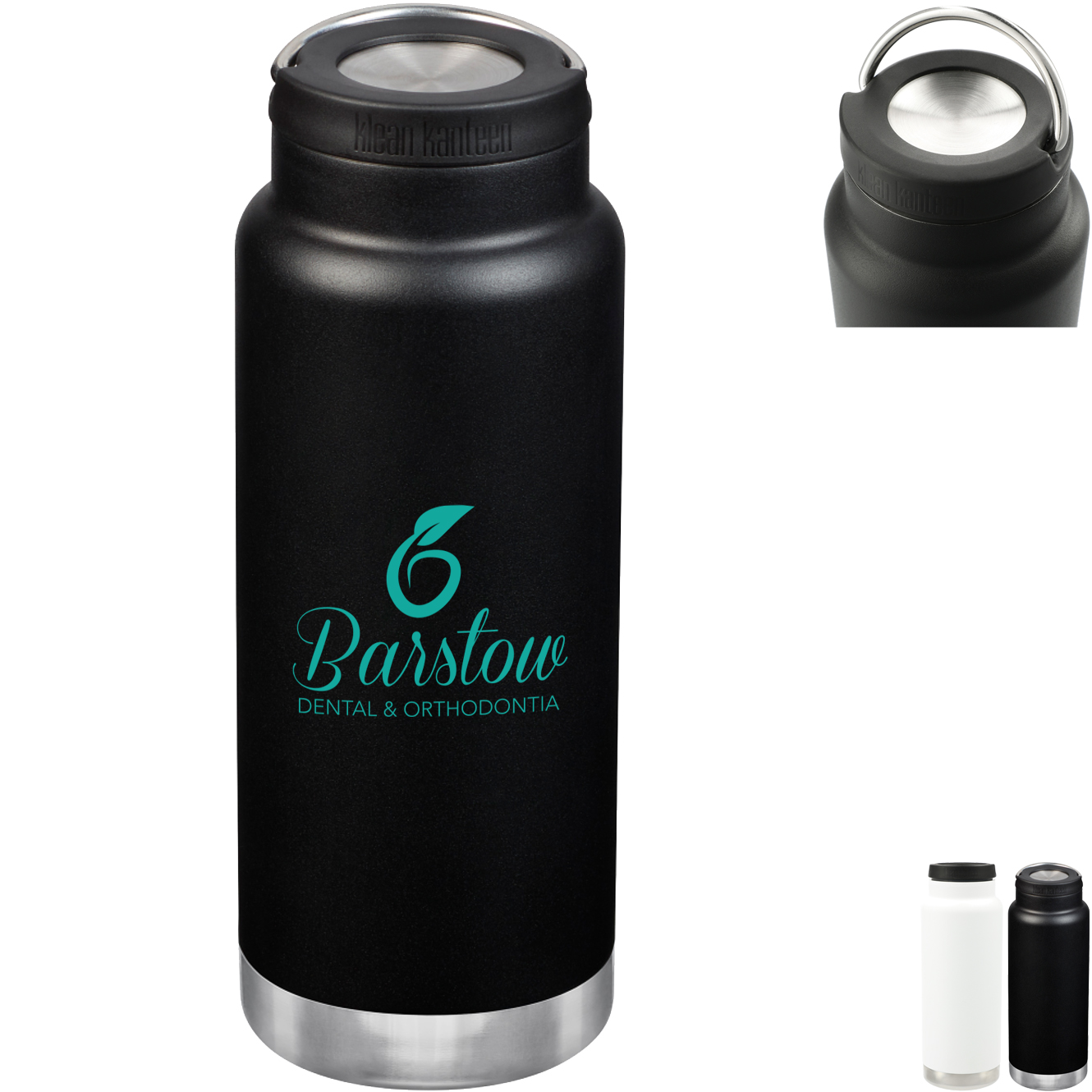 Product Photo 1 Klean Kanteen® Eco TKWide Double-Wall Insulated Bottle w/ Loop Cap, 32oz.