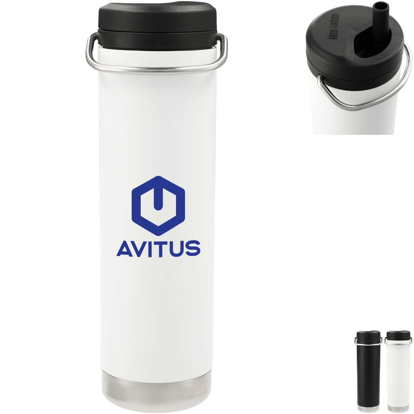 Product Photo 1 Klean Kanteen® Eco TKWide Double-Wall Insulated Bottle w/ Twist Cap, 20oz.