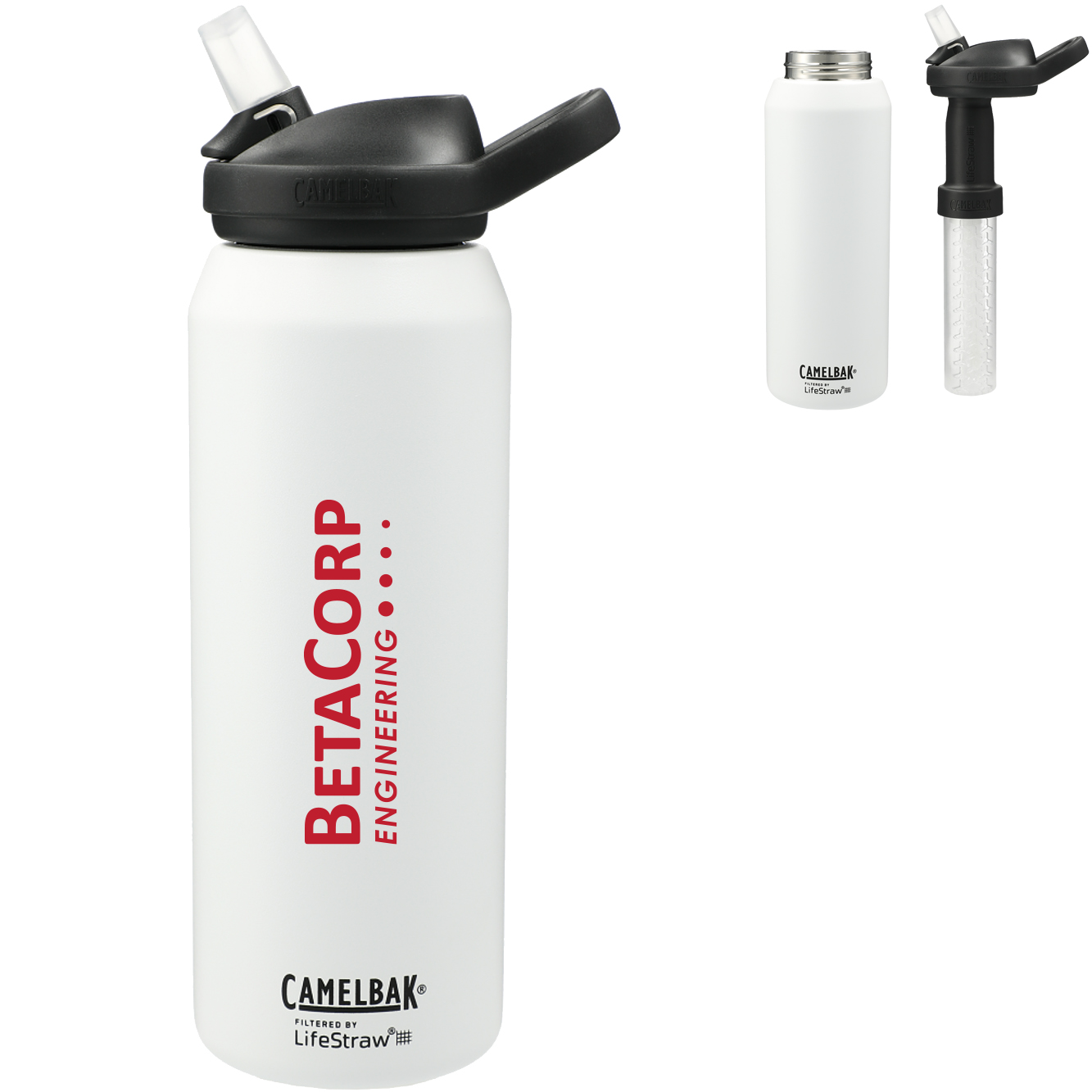 Product Photo 1 Camelbak® Eddy® Stainless Steel VSS Bottle w/ LifeStraw® Filter, 32oz.