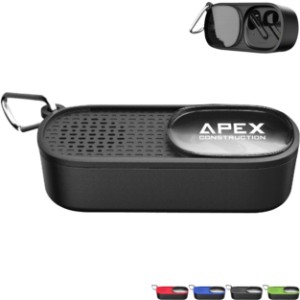 Power Slide Wireless Earbuds & Speaker - HT9430