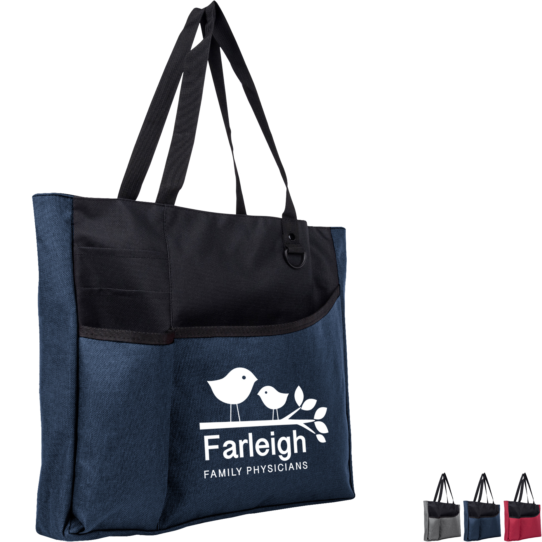 Product Photo 1 Delegate Heathered Polyester Tote Bag