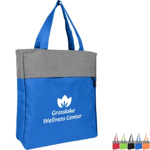 Laurel Polyester Tote Bag - CLOSEOUT! - HT9549