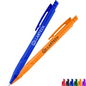 Bravo Retractable Translucent Pen - HT9536