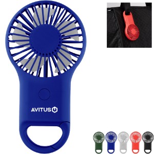 Rechargeable Handheld Fan w/ Carabiner - HT9561
