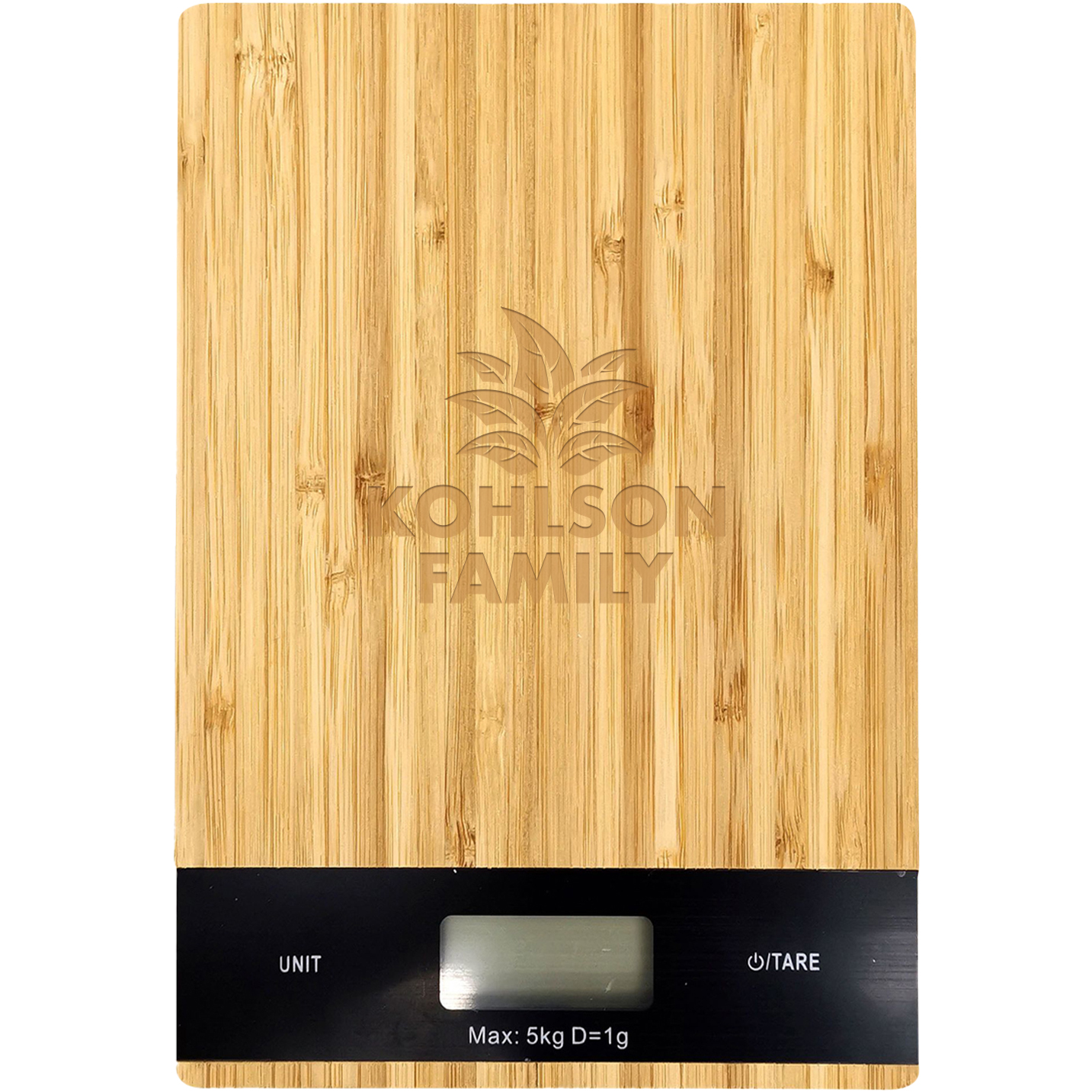 Product Photo 1 Bamboo Digital Kitchen Scale