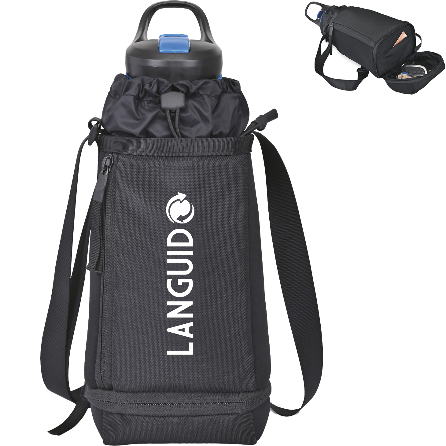Product Photo 1 Restore Hydration Polyester & Neoprene Bottle Sling