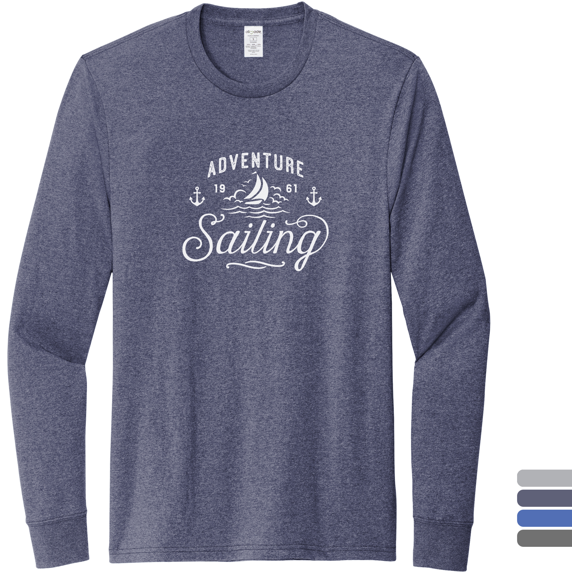 Product Photo 1 Allmade® Recycled Blend Long Sleeve Unisex Tee