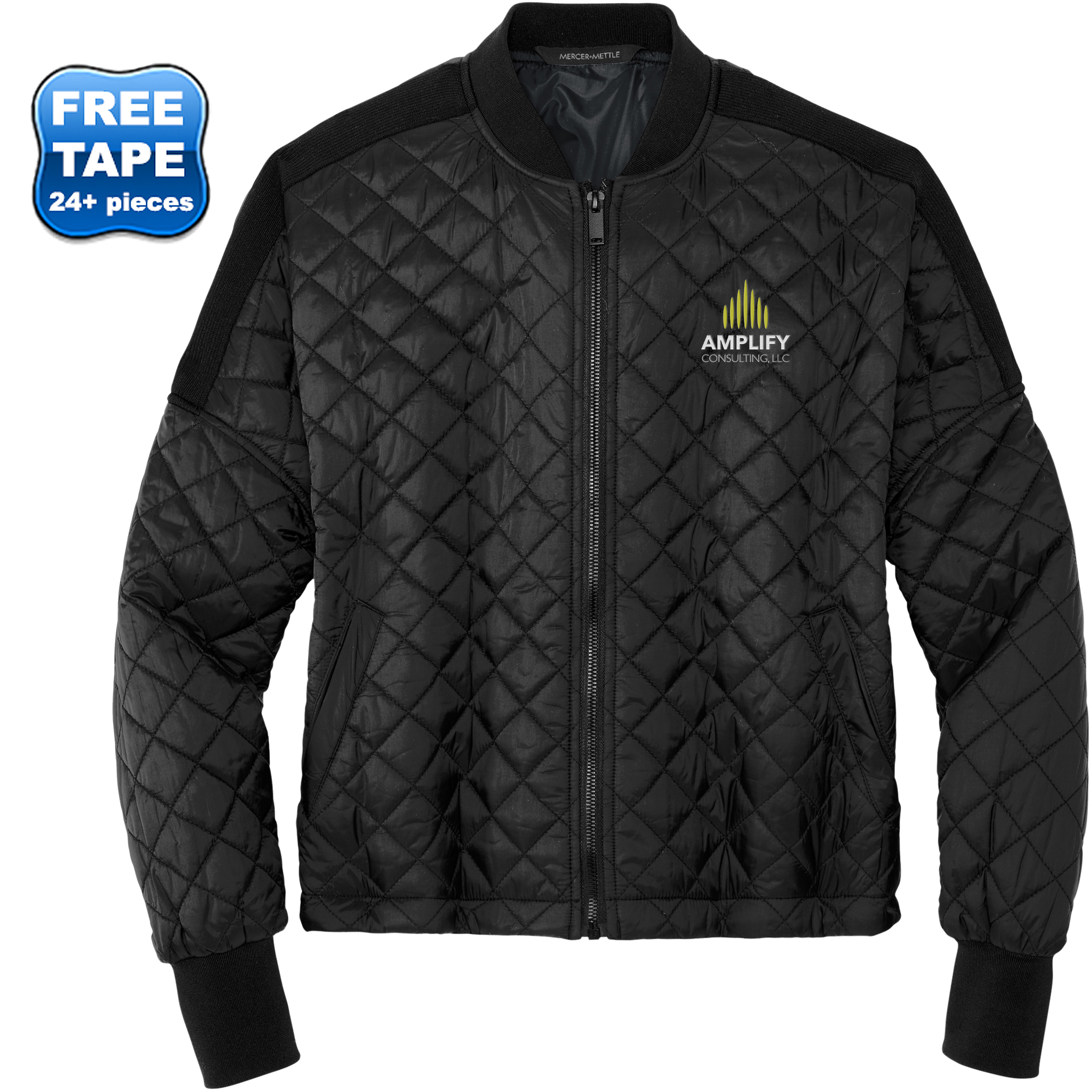 Product Photo 1 MERCER+METTLE™ Quilted Nylon Full-Zip Boxy Ladies' Jacket