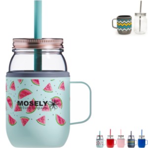 Asobu® Moonshine Mason Jar & Vacuum Insulated Stainless Steel Cooler, 16oz. - DN2017