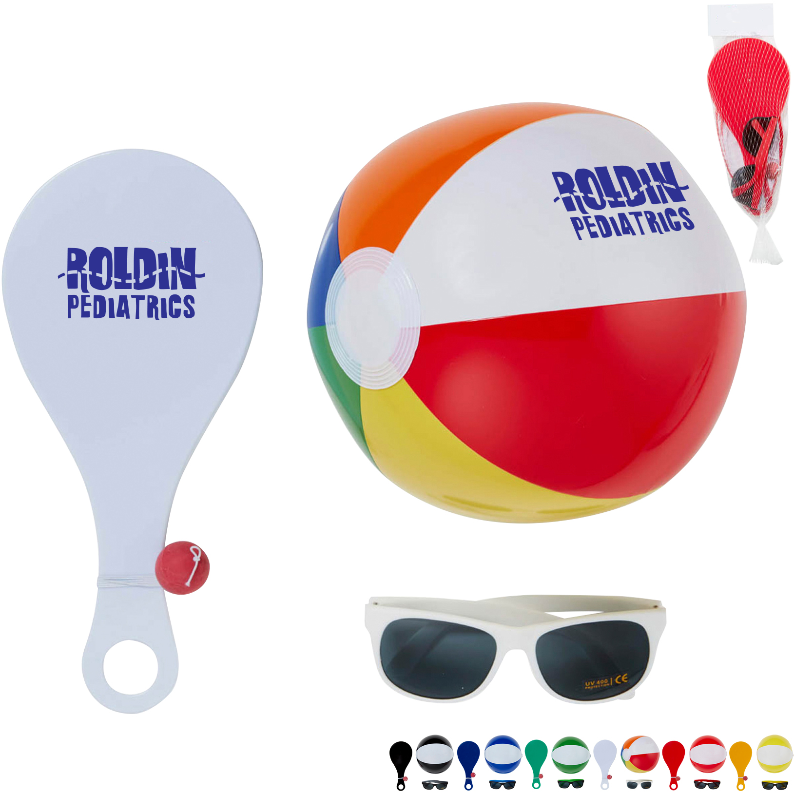 Product Photo 1 Outdoor Paddleball, Beach Ball & Sunglasses Kit