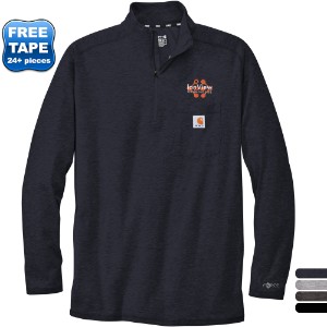 Carhartt Force® 1/4 Zip Cotton/Poly Long Sleeve Men's Shirt - WJ6594