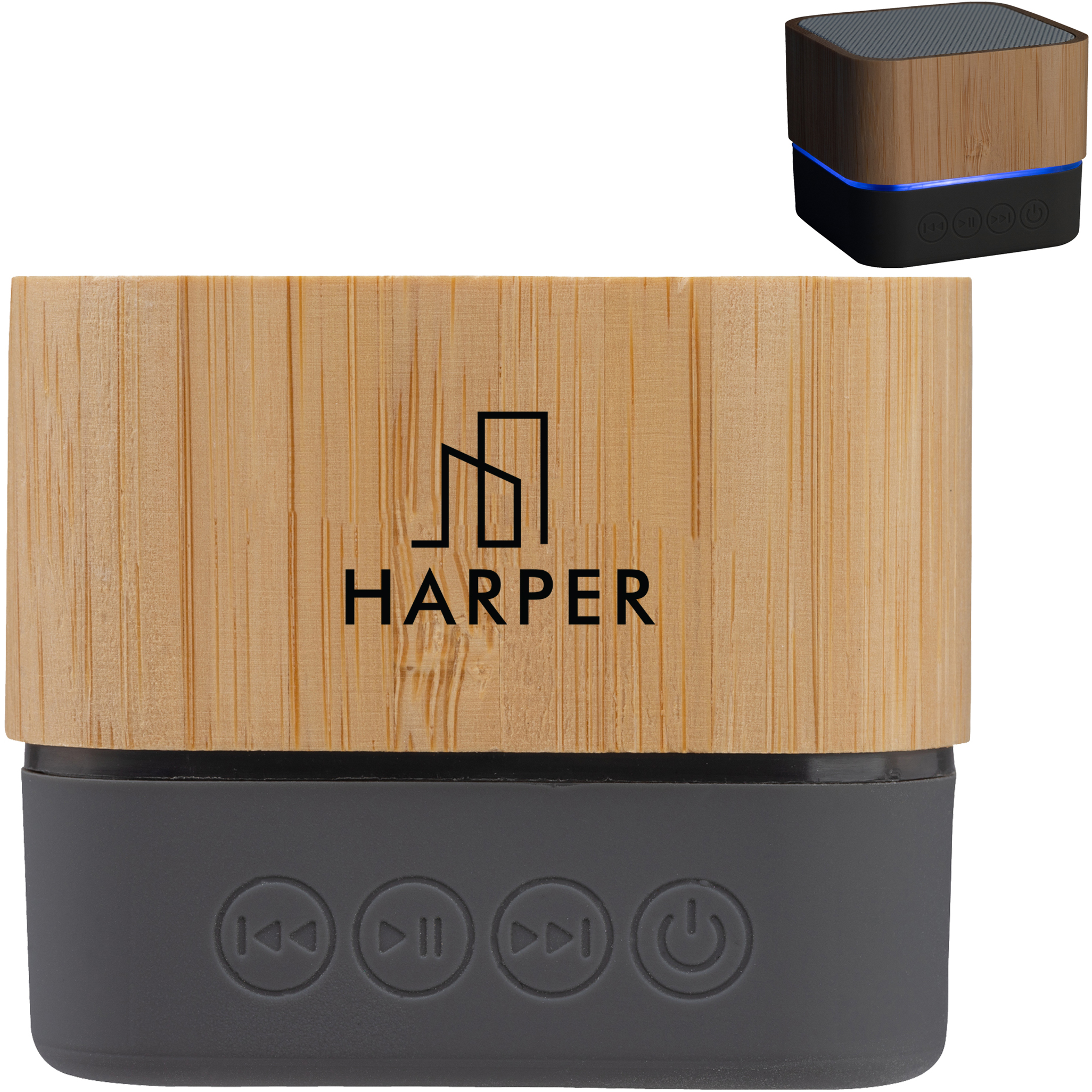 Product Photo 1 Cadence Bamboo Wireless Light-Up Speaker