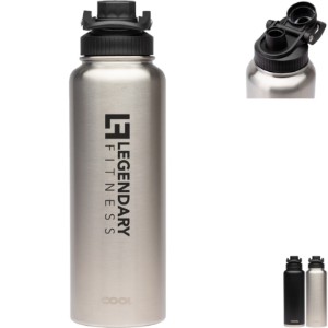 iCOOL® Durango Double Wall Stainless Steel Water Bottle, 40oz. - LG9114