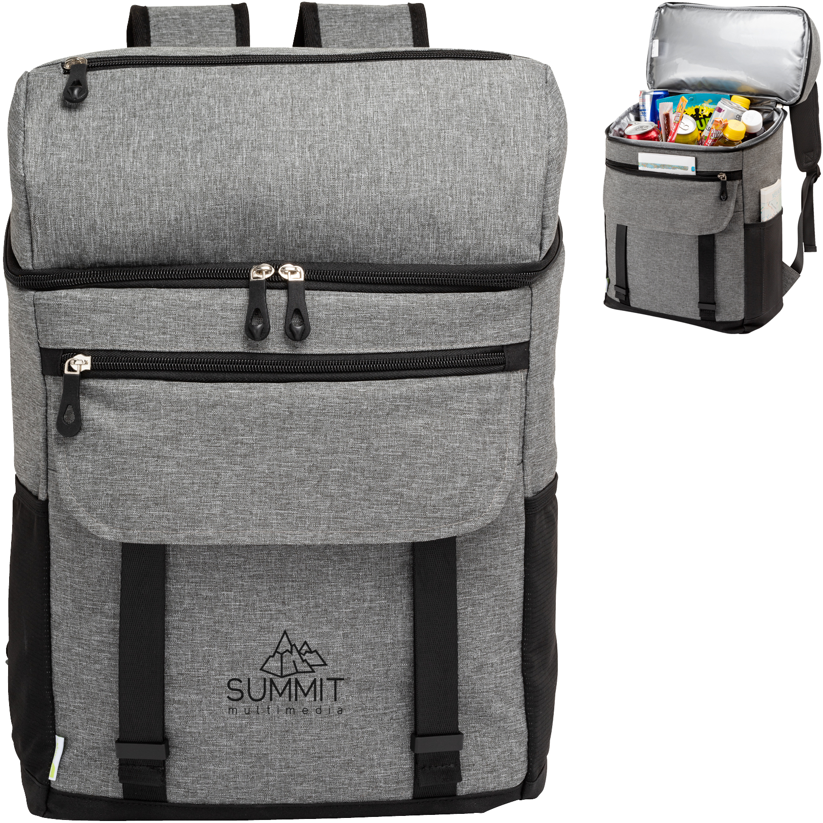 Product Photo 1 Logan RPET 18-Can Backpack Cooler