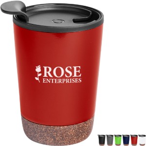 Zoe Stainless Steel Tumbler w/ Cork Base, 10oz. - HT9614