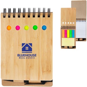 Ridgecrest 3-in-1 Bamboo Jotter w/ Pen - LG9105