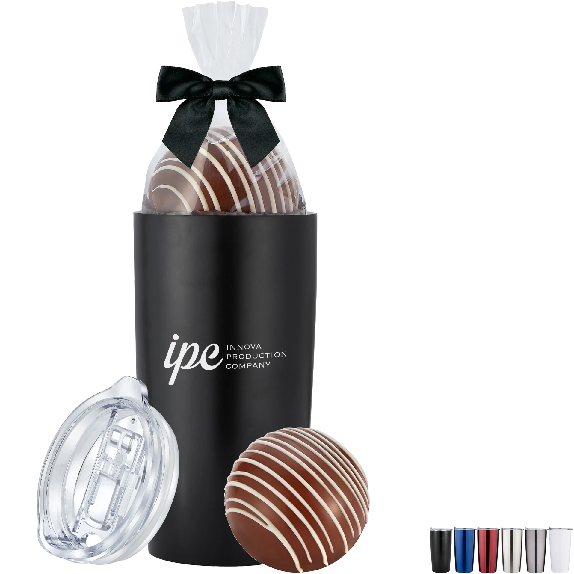 Product Photo 1 Classic Milk Hot Chocolate Bomb & Straight Tumbler Gift Set