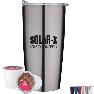 Coffee Pods & Straight Tumbler Gift Set - PV1004