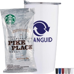 Starbucks® Pike Place Ground Coffee & Straight Tumbler Gift Set - PV1008
