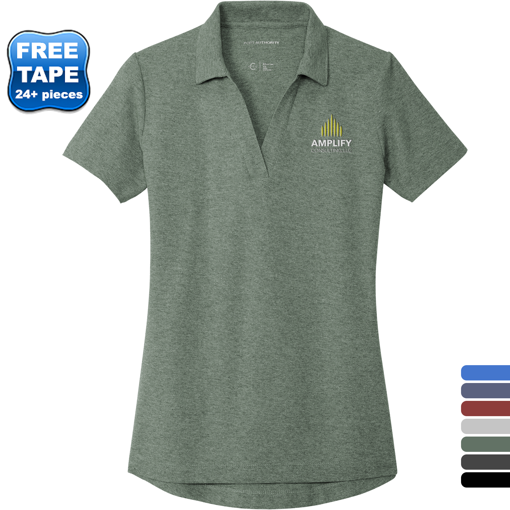 Product Photo 1 Port Authority® C-FREE™ Cotton Blend Pique Ladies' Polo