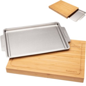 Cuisinart® BBQ Bamboo Cutting Board w/ Hidden Tray - GM1640