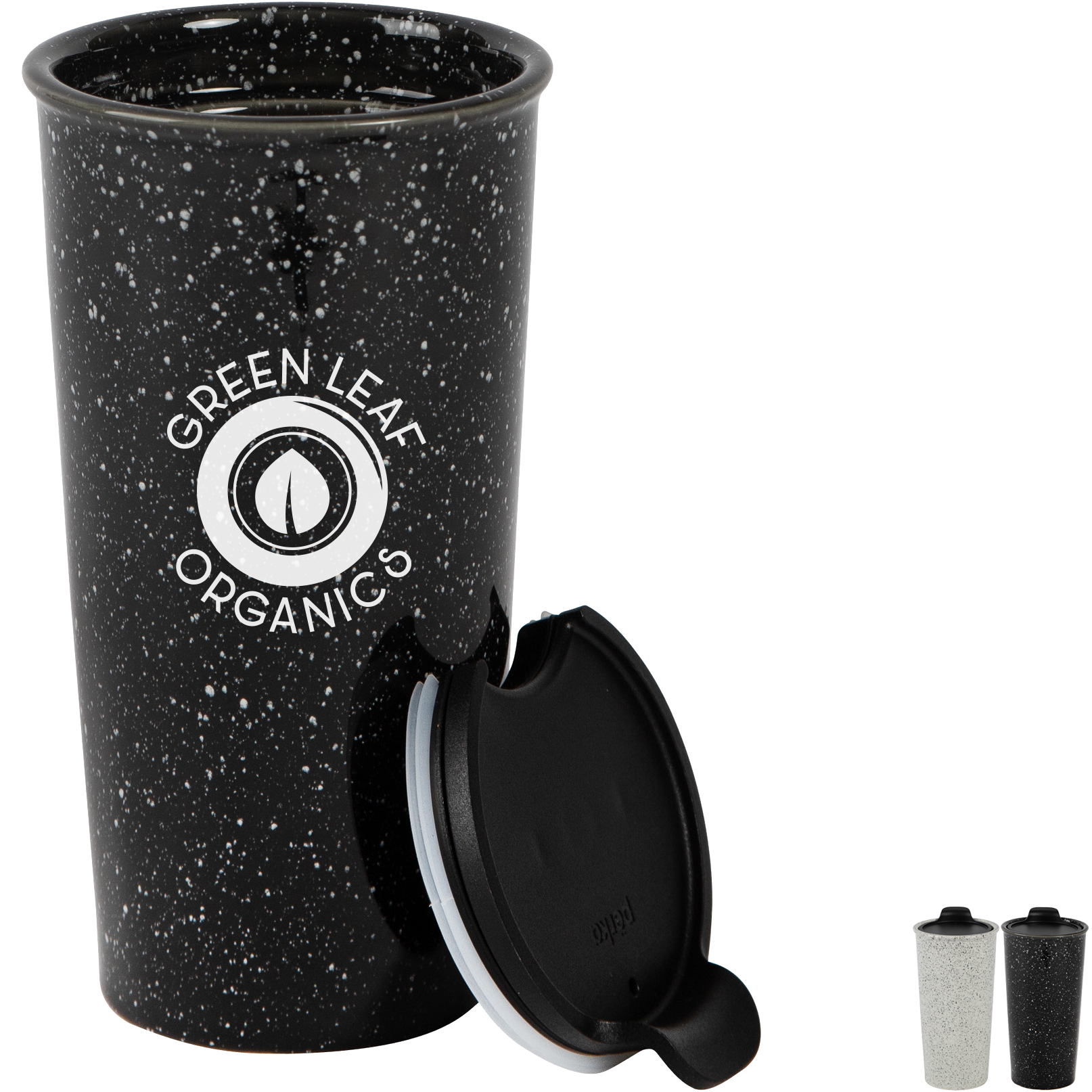 Product Photo 1 Perka® Salento Double Wall Ceramic Tumbler, 14oz.