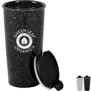 Perka® Salento Double Wall Ceramic Tumbler, 14oz. - LG9106