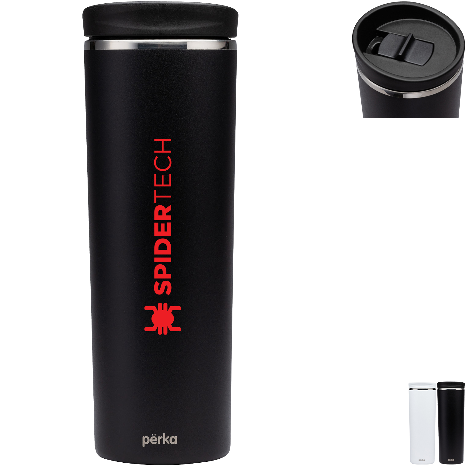 Product Photo 1 Perka® Moderno Double Wall Stainless Steel Tumbler, 20oz.