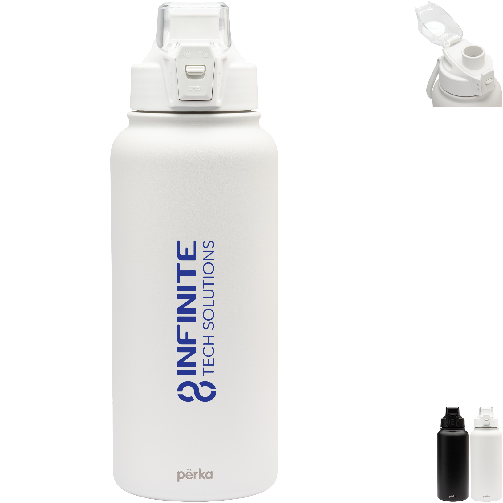 Product Photo 1 Perka® Rex Double Wall Stainless Steel Water Bottle, 32oz.