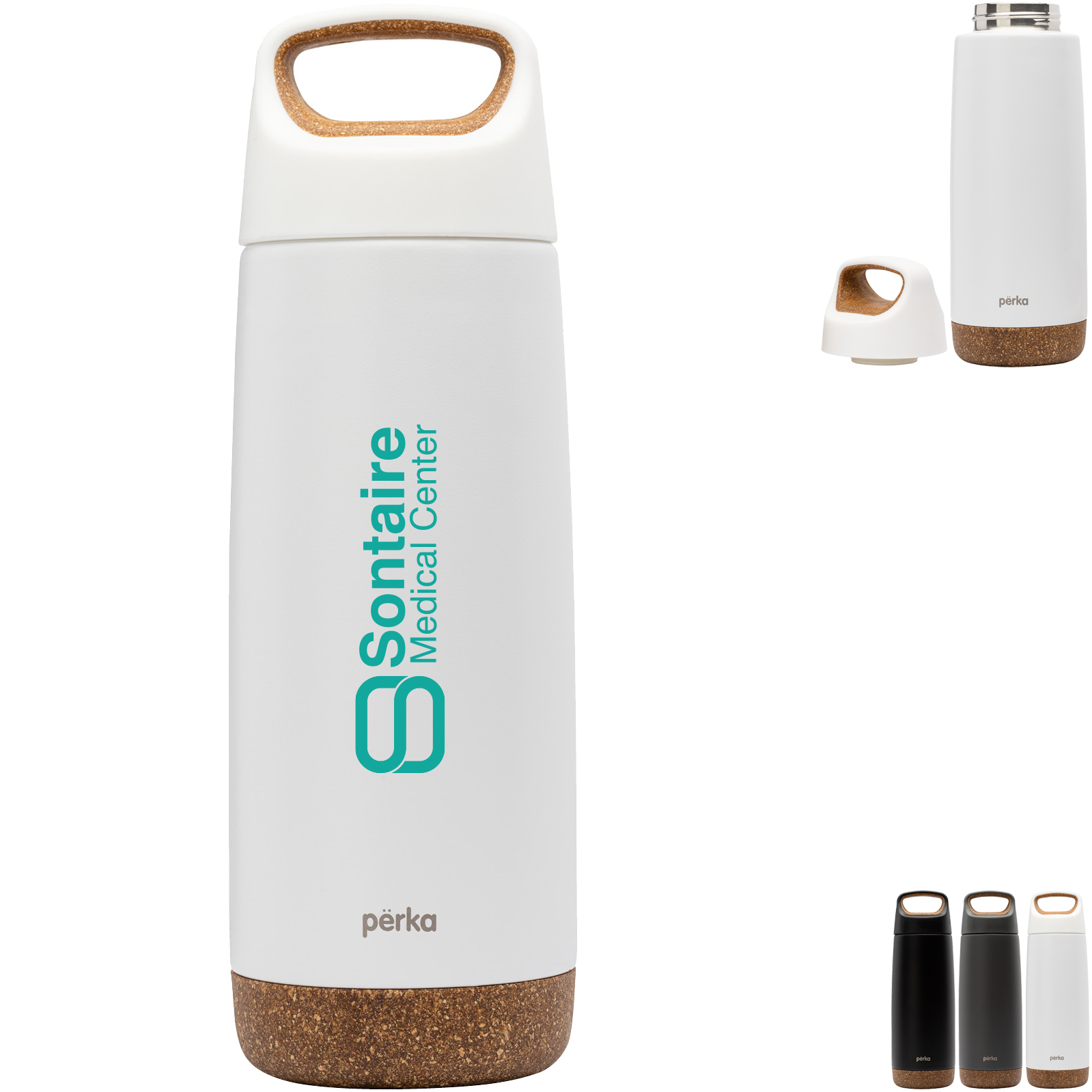 Product Photo 1 Perka® Axton Double Wall Stainless Steel Bottle, 20oz.