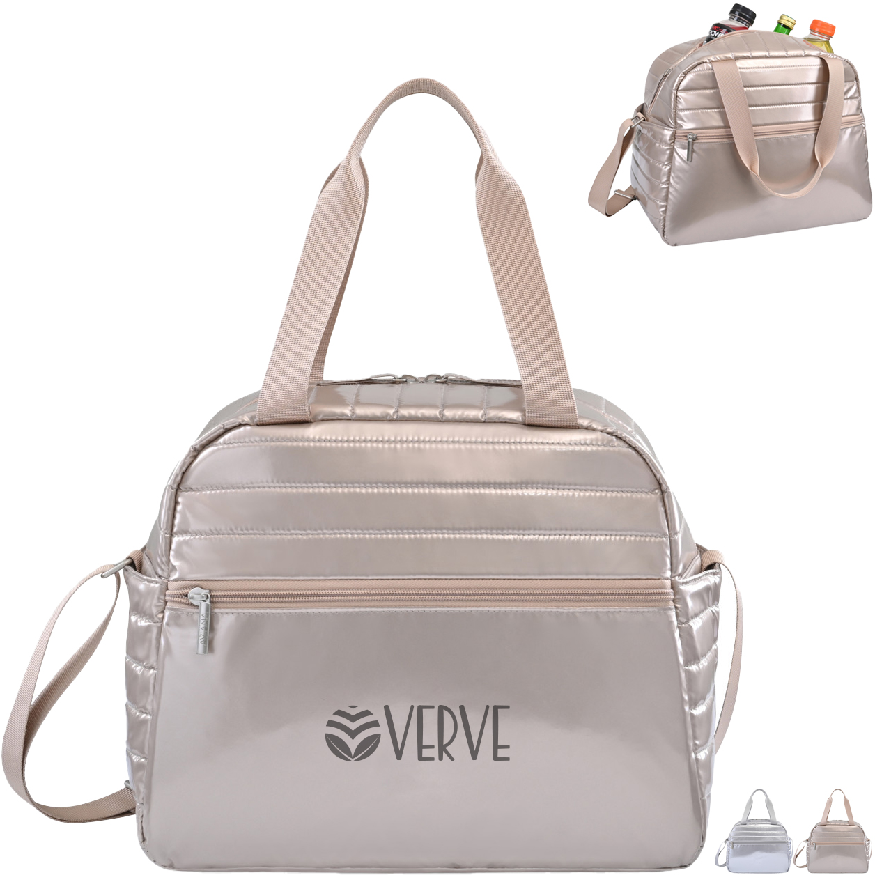 Product Photo 1 Aviana™ Metallics Polyester 24 Can Duffel Cooler